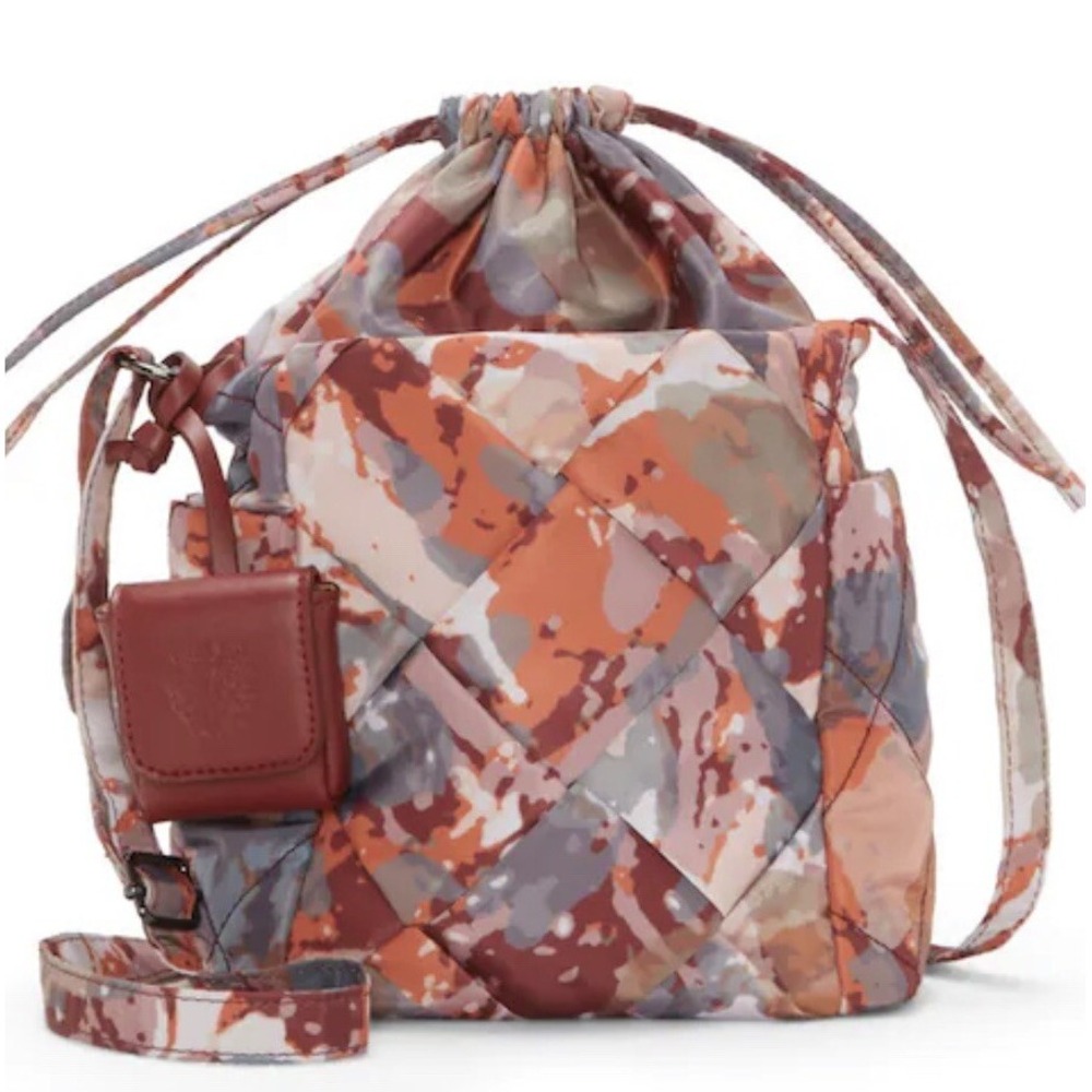 Vince Camuto Woven Nylon Bucket Bag Audri Multi bucket A458908